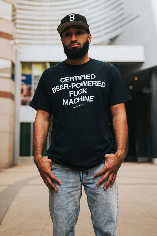 Boston Champz Certified Beer-Powered F Machine T-Shirt