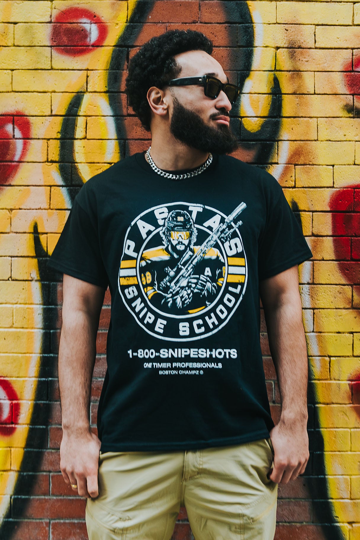 Boston Champz Pasta's Snipe School T-Shirt