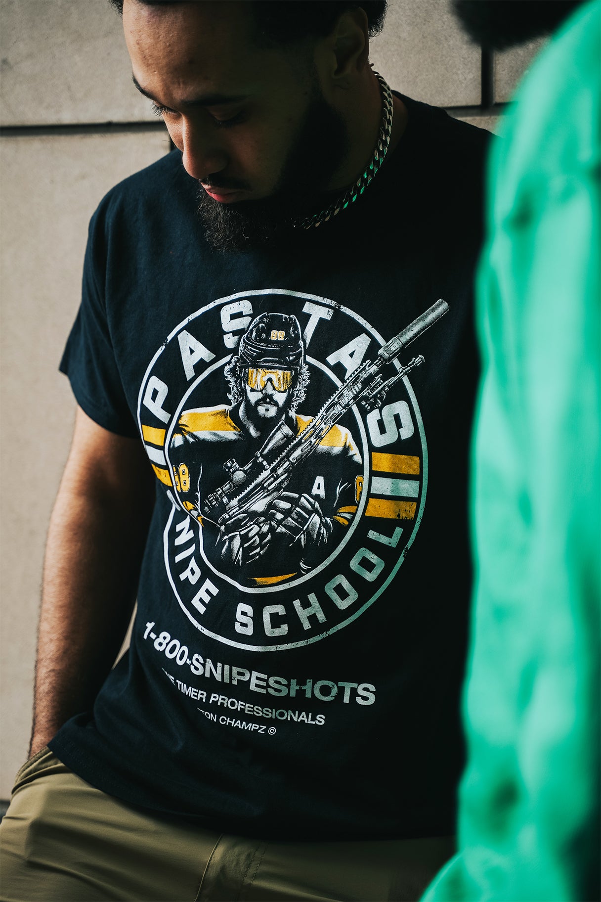 Boston Champz Pasta's Snipe School T-Shirt